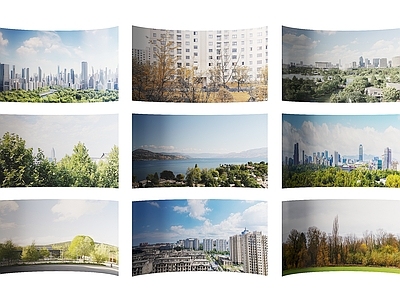 现代绿植 外景贴图