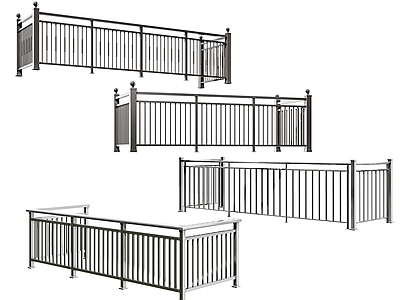 现代铁艺栏杆 围栏 扶手 阳台护栏 防护栏 阳台栏杆