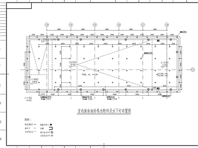 某体育馆室内游泳池设计图纸 施工图