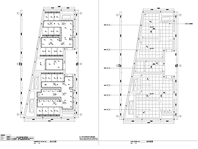 公共卫生间平立面 施工图