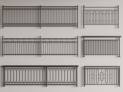 现代铁艺栏杆 护栏