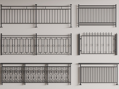 现代铁艺栏杆护栏