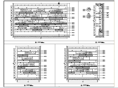 酒架及自助餐台大样图 施工图
