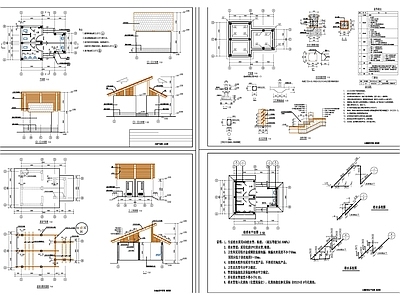 公厕建筑水电结构详图 施工图