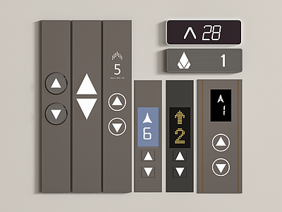 现代开关 电梯开关 按键 按钮 电梯按键