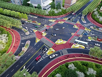 现代道路景观