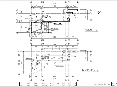 厂区大门值班室建 施工图