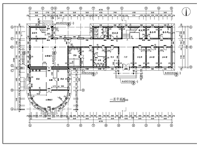 某市四层养老院建筑图 施工图