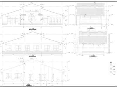 游客驿站建筑图 施工图