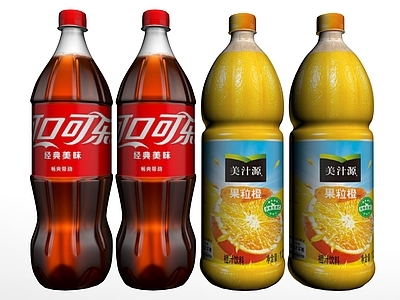 饮料 汽水 脉动 果粒橙 大窑 易拉罐 瓶子 可乐瓶 饮料酒水 芬达
