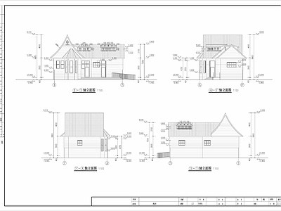 现代公厕建筑结构水电全套图纸 施工图