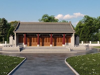 中式古建祠堂