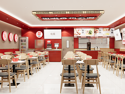现代鸡公煲快餐店