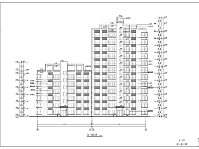 小高层住宅楼建筑设计方案 施工图