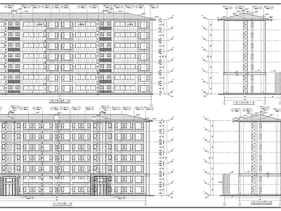 小区住宅楼建 施工图