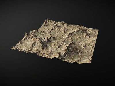 现代山脉地形