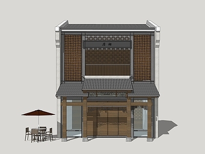 新中式商业建筑 商业建筑单体