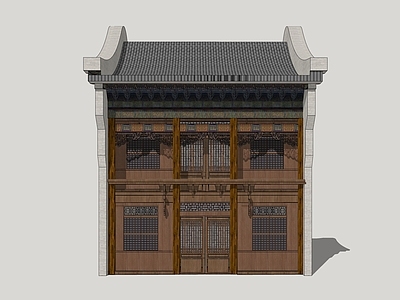 新中式商业建筑 商业建筑单体