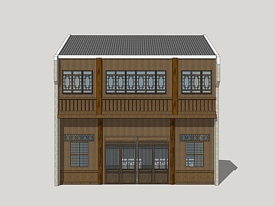 新中式商业建筑 商业建筑单体