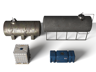 现代储存罐 容器 末日求生 末日求生风格物品设施模