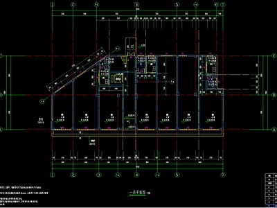 现代商业住宅一体带跃层建筑图纸 施工图