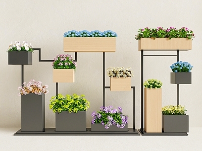 现代花箱