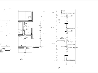 消防站墙身详图 施工图