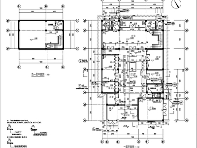 新中式风格商业街建 施工图