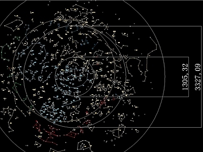 最全版中国星空星宿图 施工图