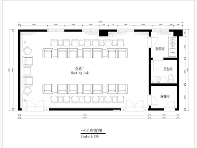 贵宾会客厅平面图02 施工图