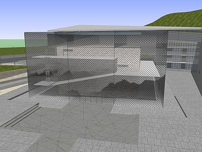 现代网红展览馆建筑 博物馆