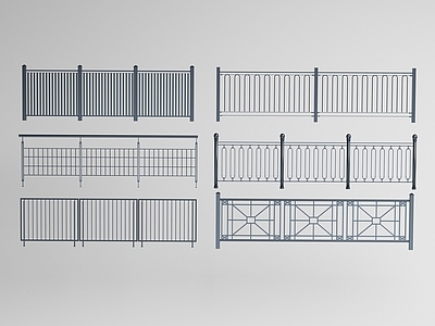 现代金属栏杆 围栏