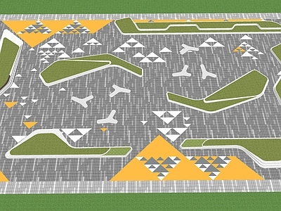 现代公园景观 座椅 座凳
