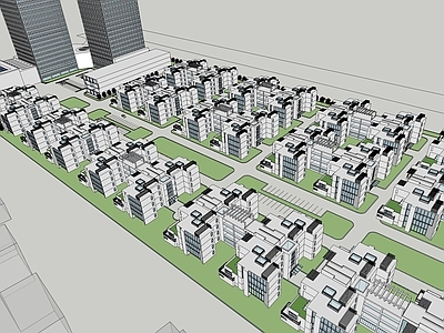 现代多层住宅 小区规划