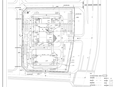城市更新独立感染病综合院区基坑支护图 施工图