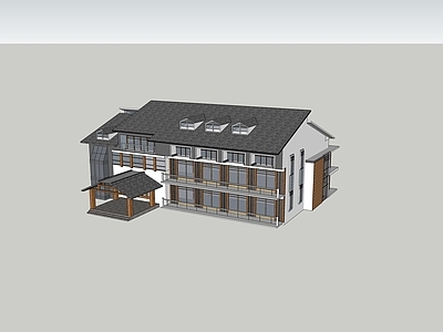 新中式会所建筑