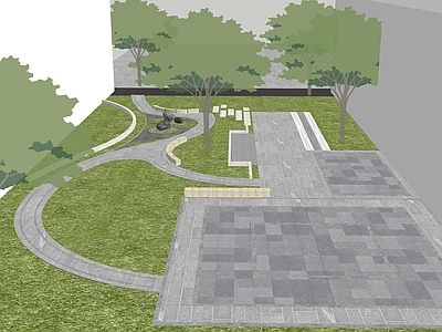 新中式口袋公园 乡村公园