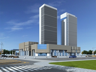 现代商业商场 办公楼 写字楼 公建办公 商业办公