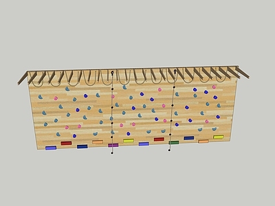 现代儿童攀岩墙