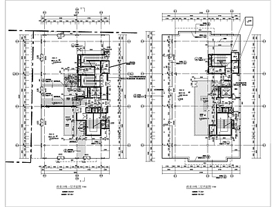 新中式风格二层商业建 施工图