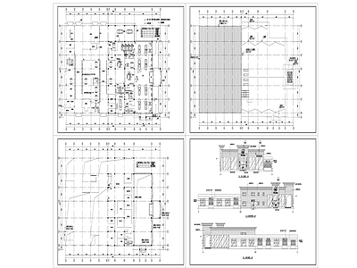 凯迪拉克4S店建筑图 施工图