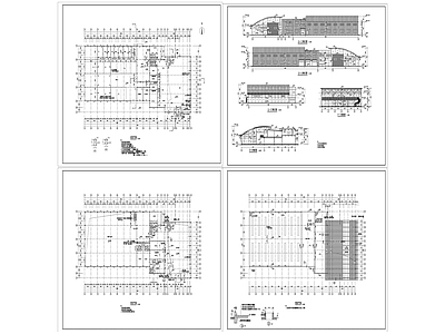 奥迪4S店建筑图 施工图