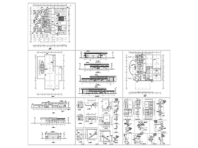 雷克萨斯4S店建筑图 施工图