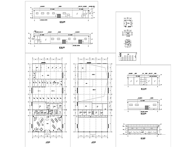 北京现代4S店建筑图 施工图