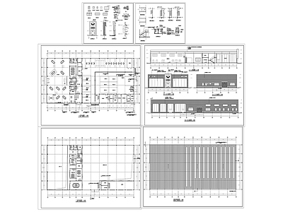 五菱4S店建筑图 施工图