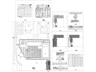 东风日产专营店建筑图 施工图