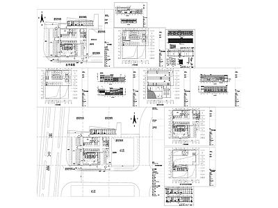 本田4S店建筑图 施工图