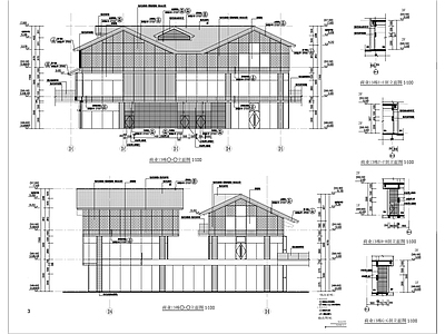 新中式商业建筑图 施工图