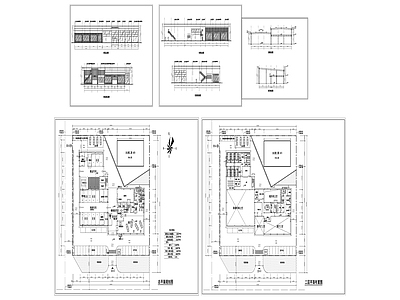 钢结构车展及维修中心建筑 施工图