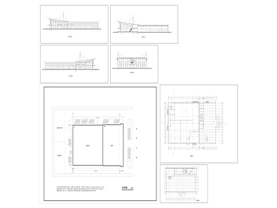 汽车销售连锁建筑 施工图